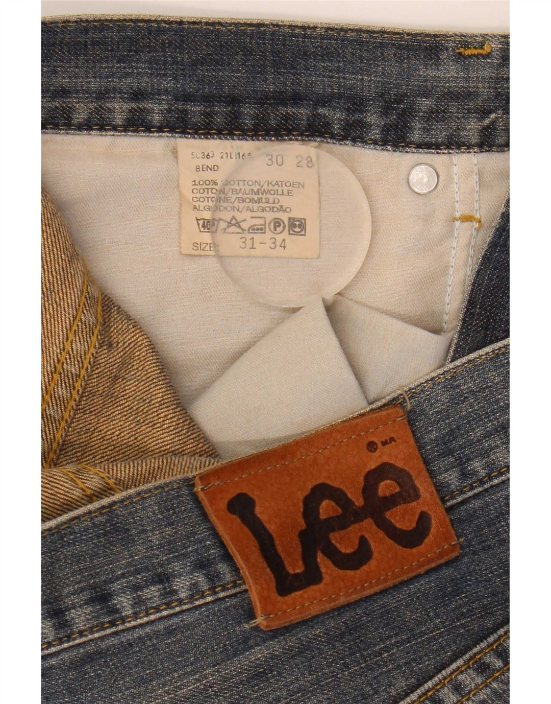 Lee Mens Loose Jeans W31 L28 Blue Cotton