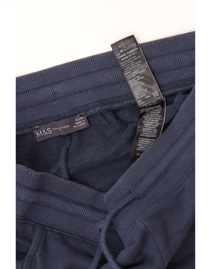 Marks & Spencer Træningsdragt til kvinder Joggers UK 12 Medium Navy Blue