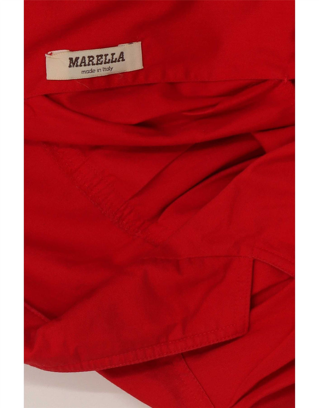 Marella Womens Crop Wrap Bomber Jacket UK 12 Rouge Moyen