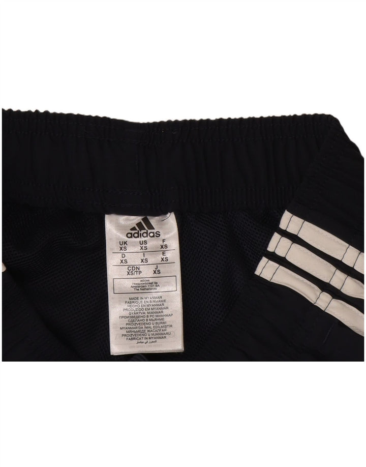 Pantaloncini sportivi da uomo Adidas XS blu navy in poliestere