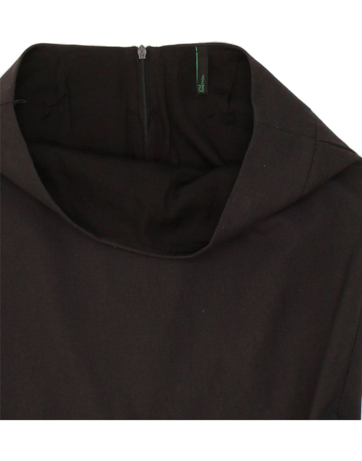 BENETTON Womens Straight Skirt IT 38 XS W28 Grey Polyester Vintage Benetton and Second-Hand Benetton from Messina Hembry 