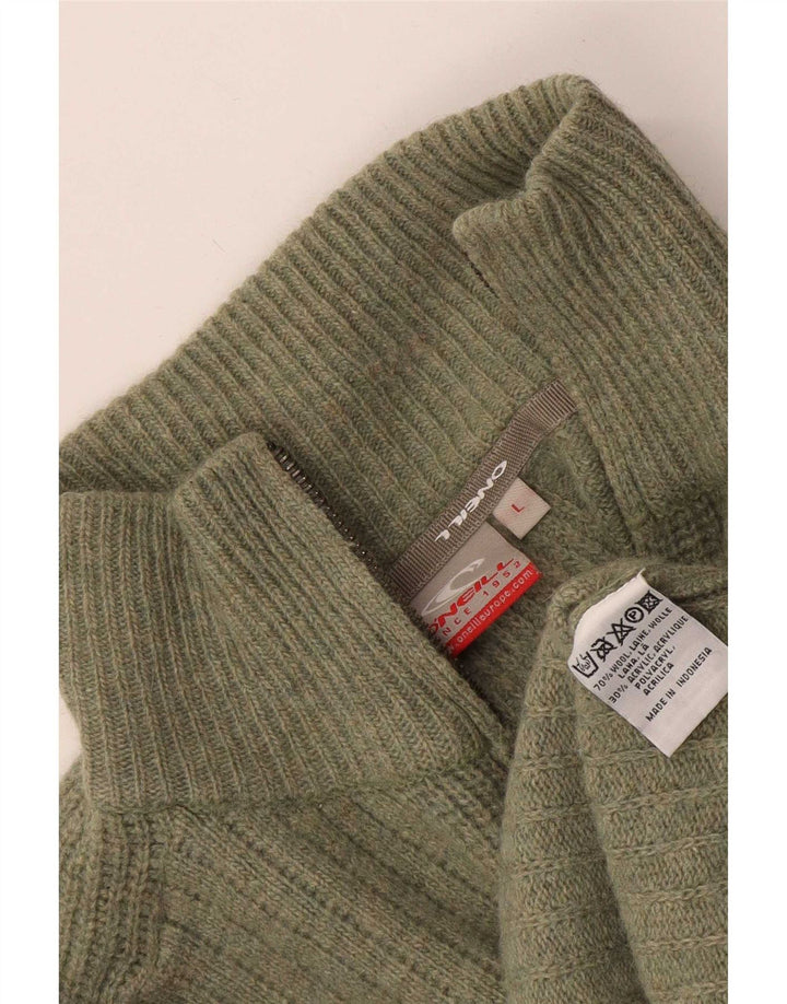O'Neill Cardigan entièrement zippé pour homme en laine kaki