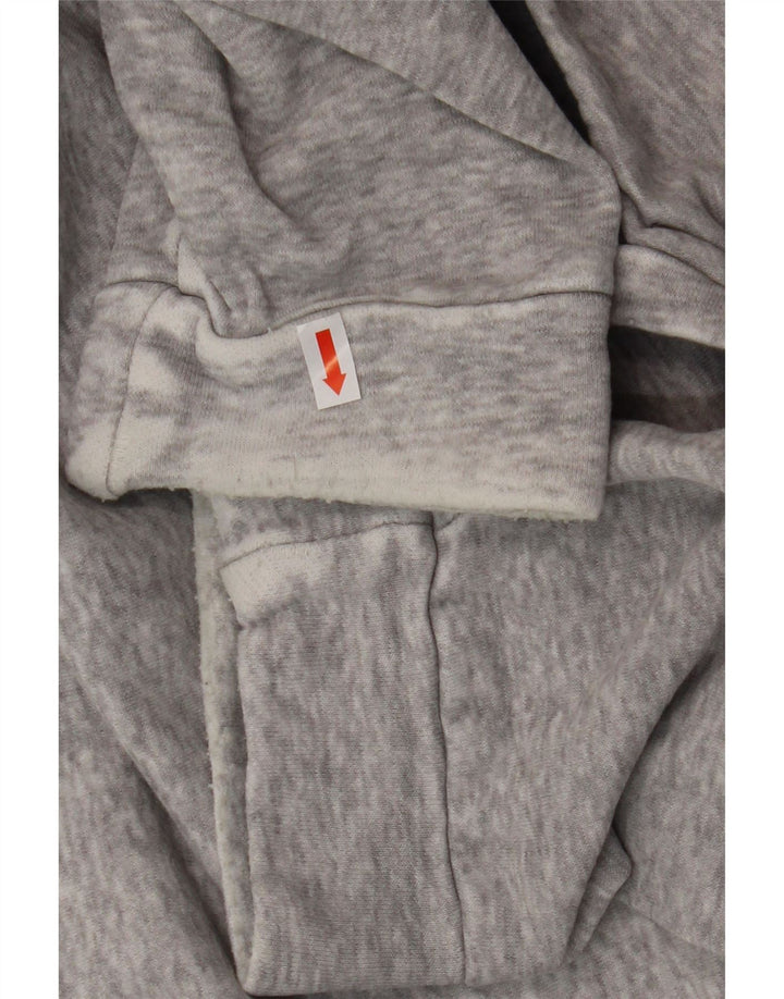 Felpa da uomo ADIDAS maglione grande cotone chiazzato grigio