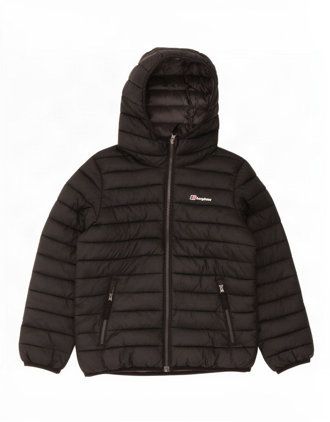 Jaqueta acolchoada com capuz para meninos Berghaus 9-10 anos poliamida preta