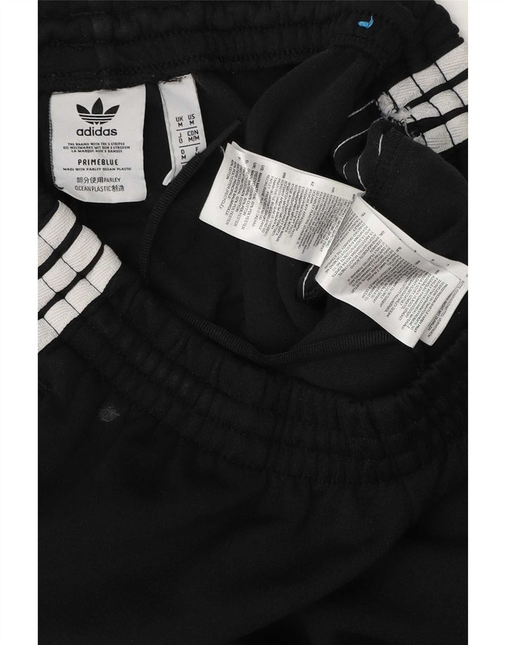 Adidas Mens Tracksuit Trousers Joggers Medium Black Polyester