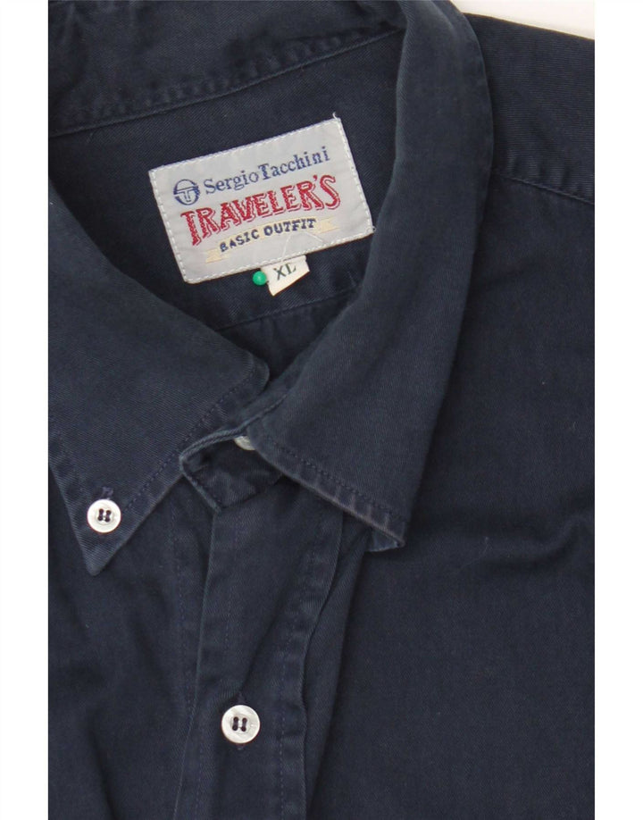 Sergio Tacchini Chemise Homme XL Bleu Marine