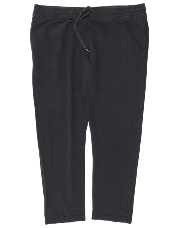 Marks & Spencer Mens Regular Tracksuit Trousers 2XL  Grey Cotton