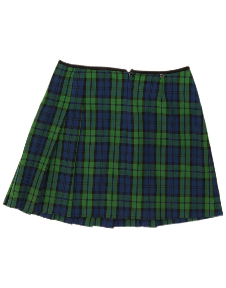 Penny Black Damen Minirock W31 Mittelgrün kariert
