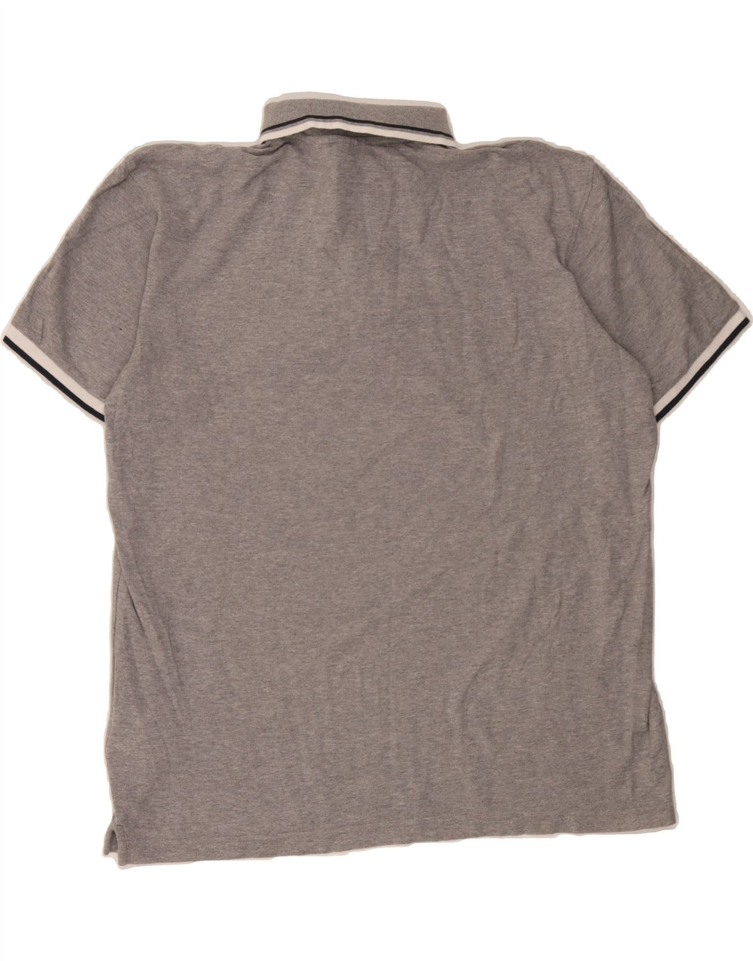 FILA Mens Polo Shirt Large Grey Cotton Vintage Fila and Second-Hand Fila from Messina Hembry 