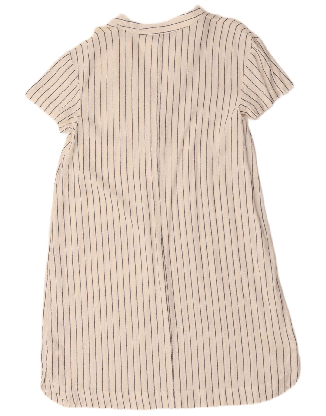 Marks & Spencer Robe droite surdimensionnée pour femme UK 10 Petite rayée blanche