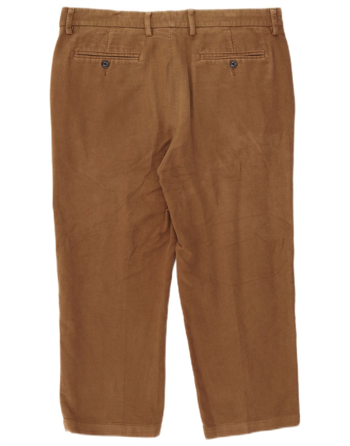 Marks & Spencer Herren-Caprihose, normal, W36, L23, Beige, Baumwolle