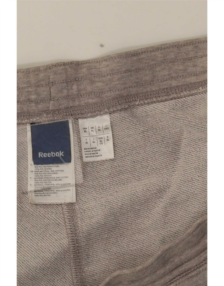 Reebok Mens Graphic Sport Shorts XL Grey Cotton