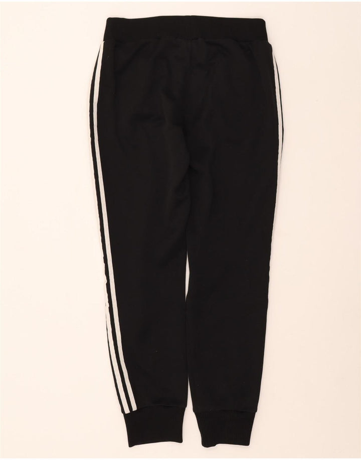 Adidas Womens Tracksuit Trousers Joggers UK 12 Medium Black Polyester
