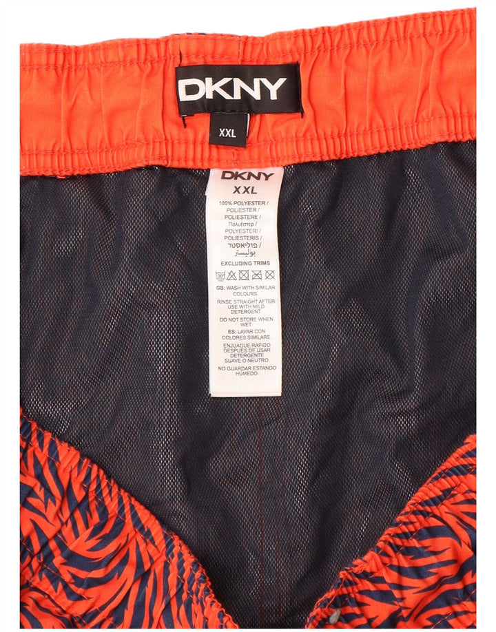 Dkny Herre badeshorts 2XL Orange Geometrisk Polyester