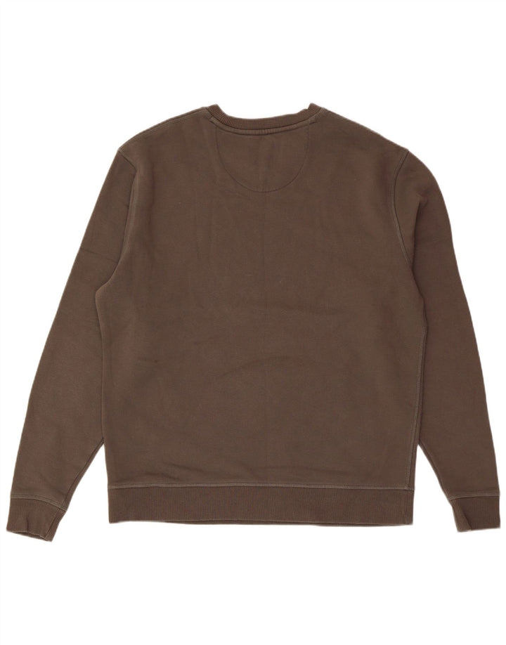 Męski sweter JACK WILLS Średni brązowy, bawełniany