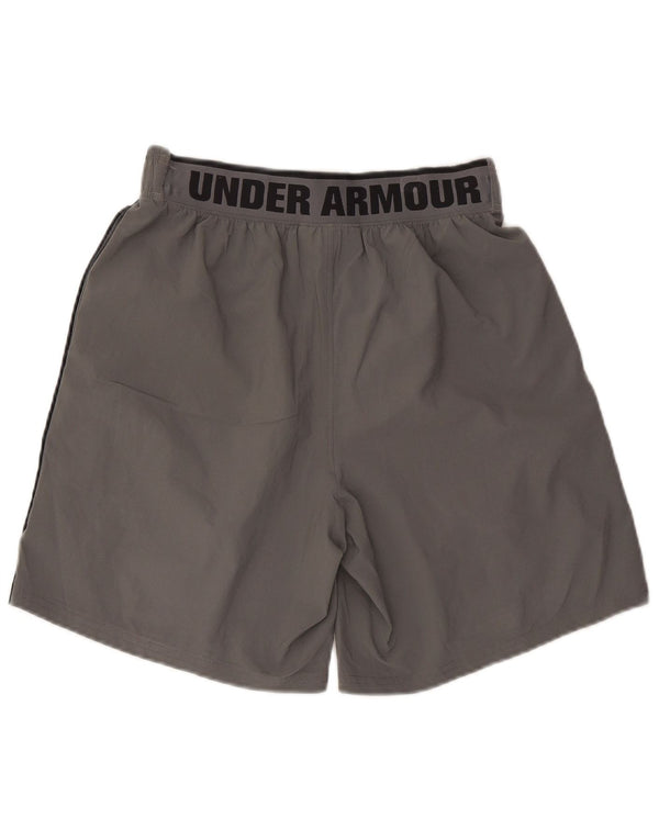 Pantaloncini sportivi grafici da uomo Under Armour grigio medio