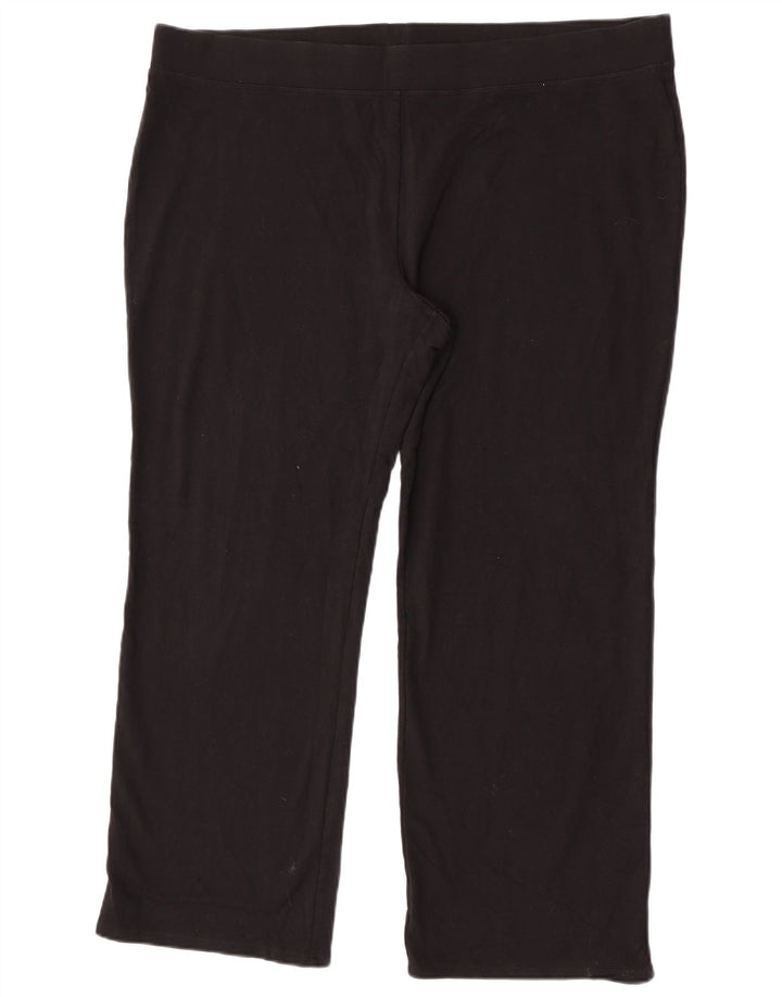 Marks & Spencer Womens Leggings UK 24 4XL Black Cotton