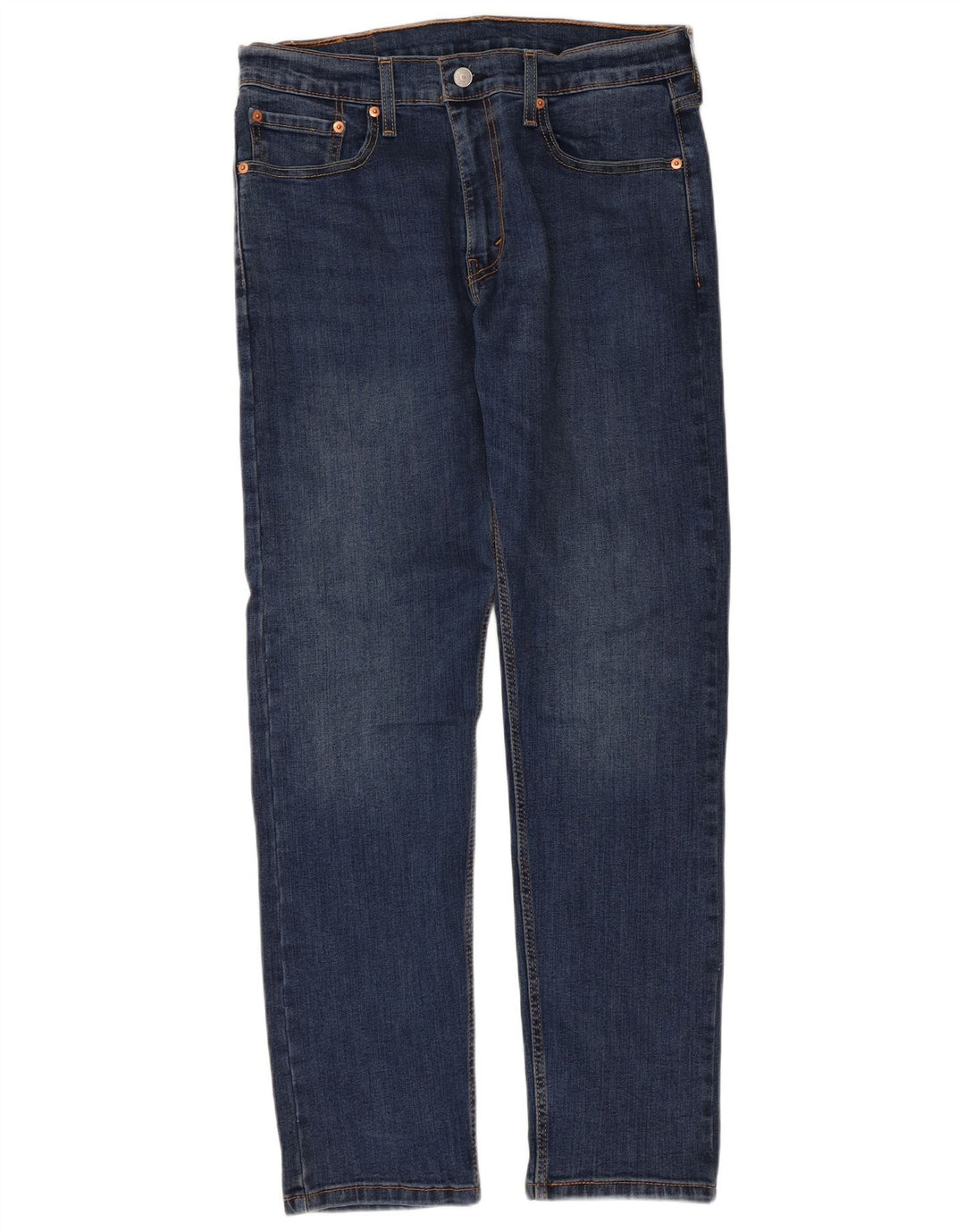 Levi's Herre 502 tilspidsede jeans W32 L32 blå bomuld