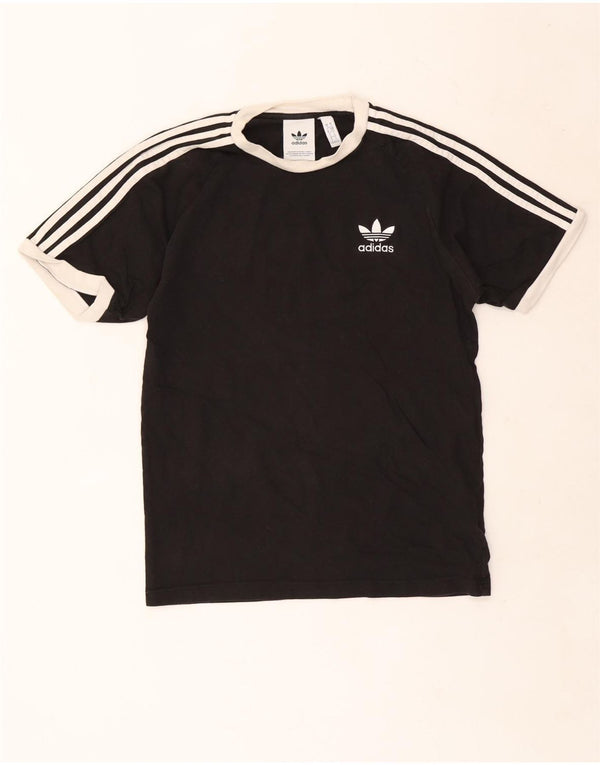 T-shirt Adidas da uomo Top Small in cotone nero