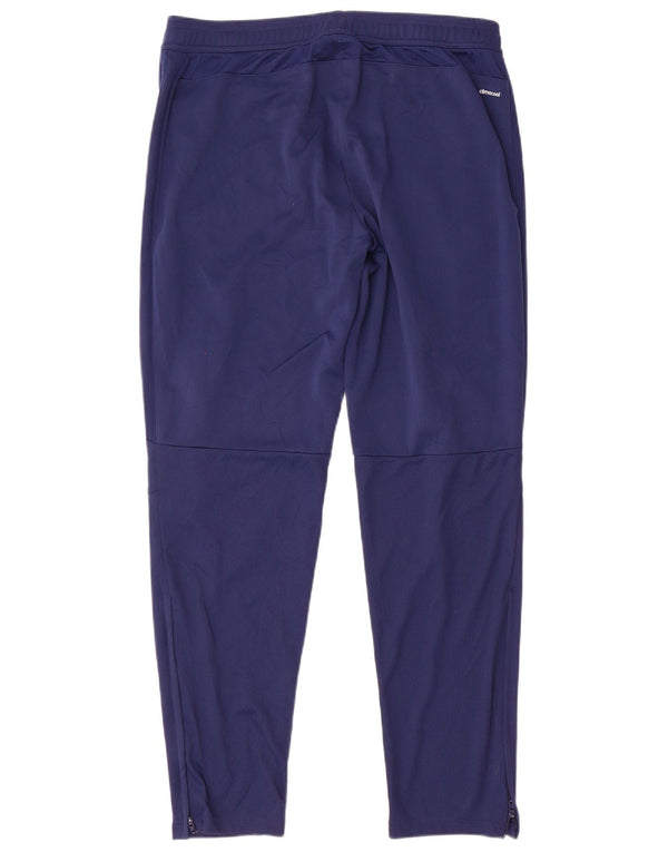 Adidas Pantalon de survêtement Climacool Femme UK 20/22 XL Bleu Marine Polyester