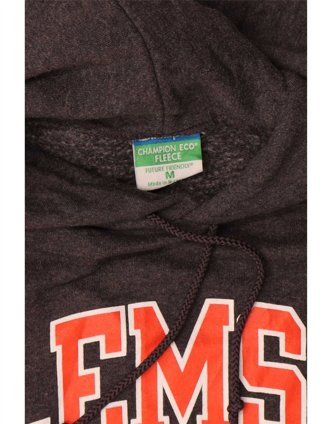 Champion Herre Clemson Graphic Hoodie Jumper Medium Grå Bomuld