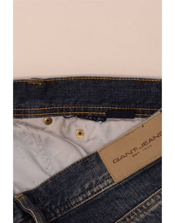 Gant Mens Straight Jeans W36 L34 Blue
