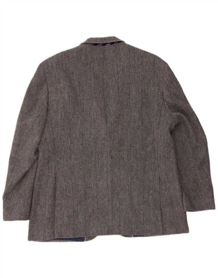 Marks & Spencer Herre 2-knaps blazerjakke UK 46 XL Grå sildebensuld