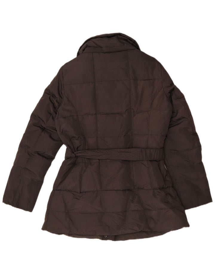 Zara polstret jakke til kvinder UK 18 XL sort polyester