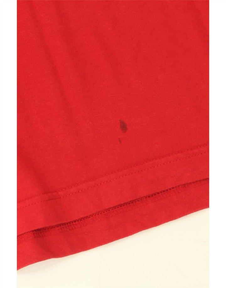 FILA Mens Graphic T-Shirt Top Medium Red Cotton Vintage Fila and Second-Hand Fila from Messina Hembry 