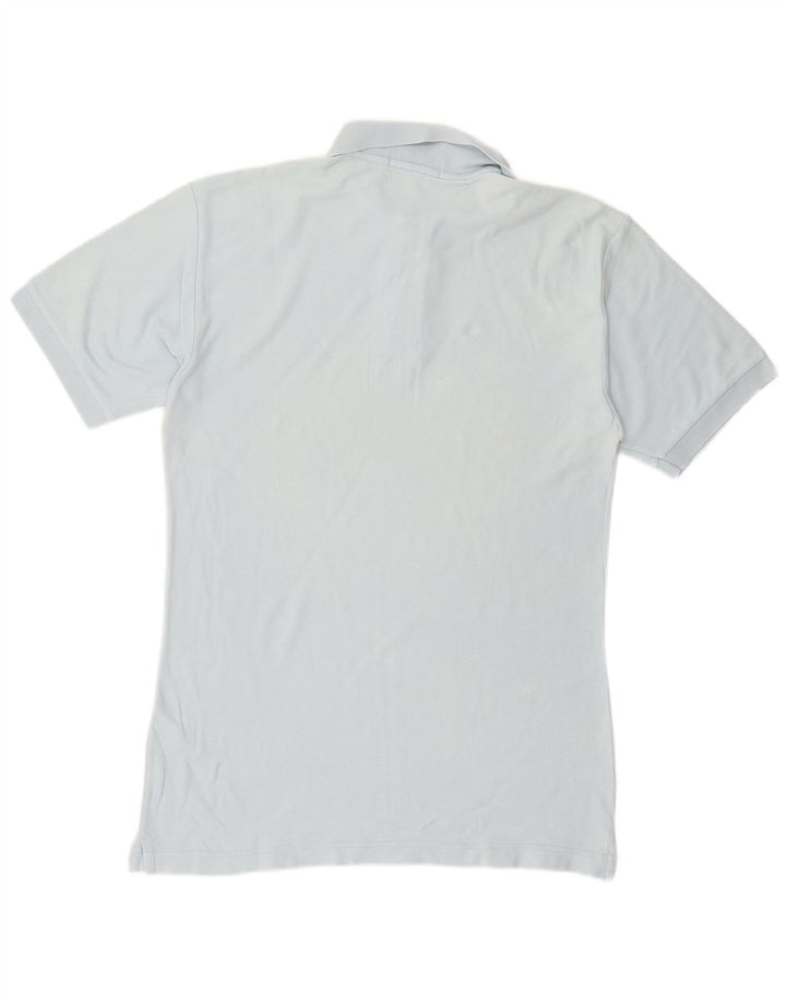 FILA Mens Polo Shirt IT 50 Medium Blue Cotton