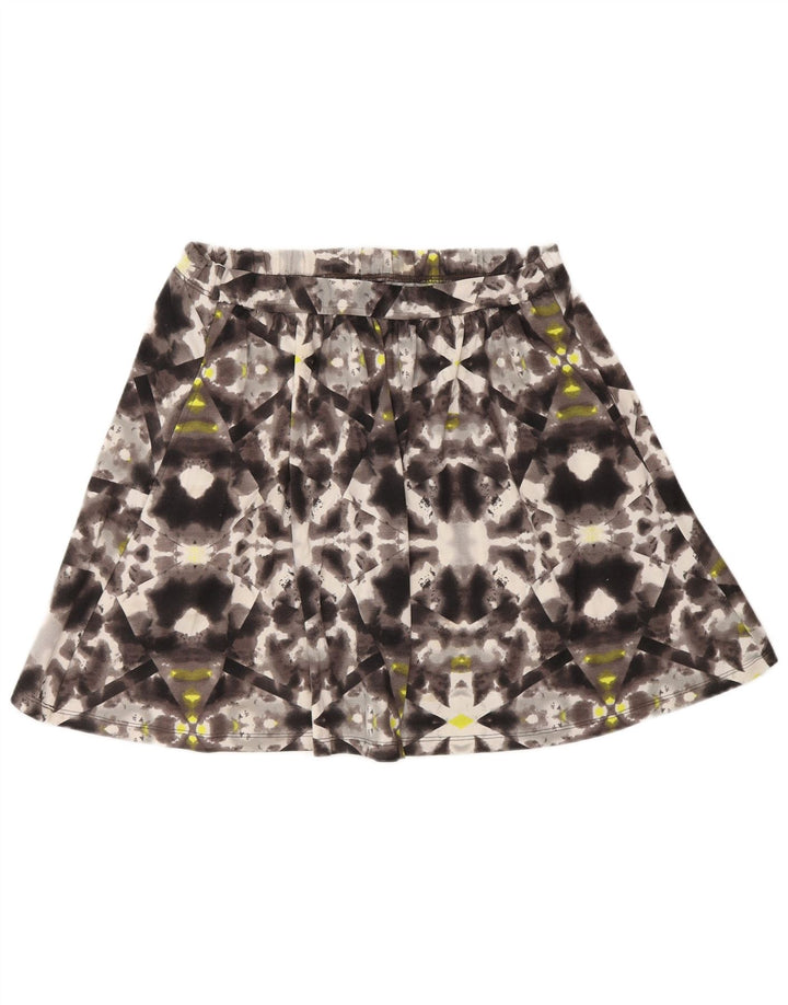 MOSSIMO Womens Tennis Skirt UK 10 Small Grey Tie Dye Polyester