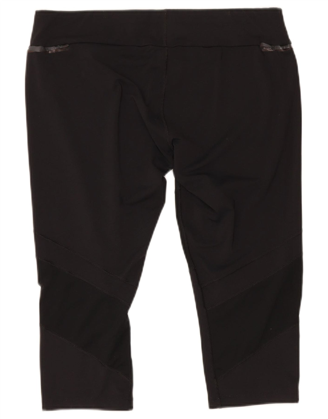 Asics Womens Capri Leggings UK 18 XL Black Polyester