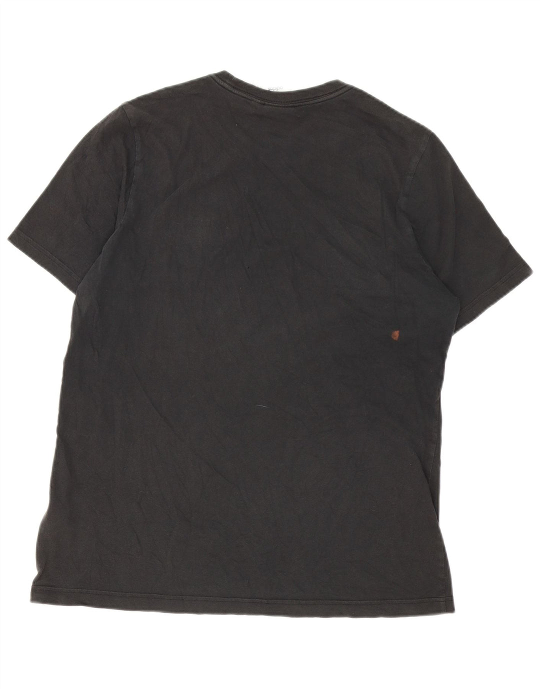 ADIDAS Mens T-Shirt Top Medium Black Cotton