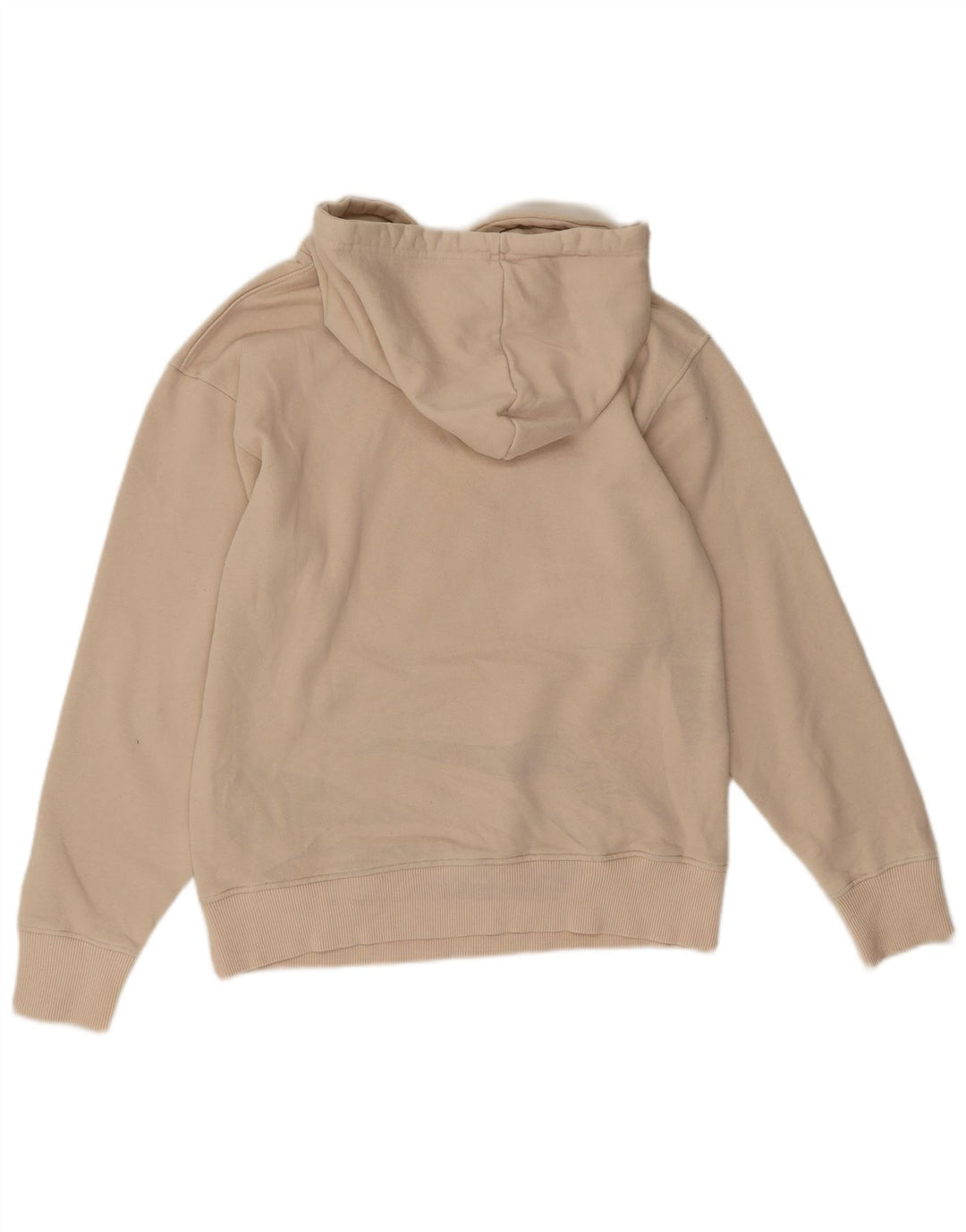 Zara Dame Oversized Hoodie Jumper UK 10 Small Beige