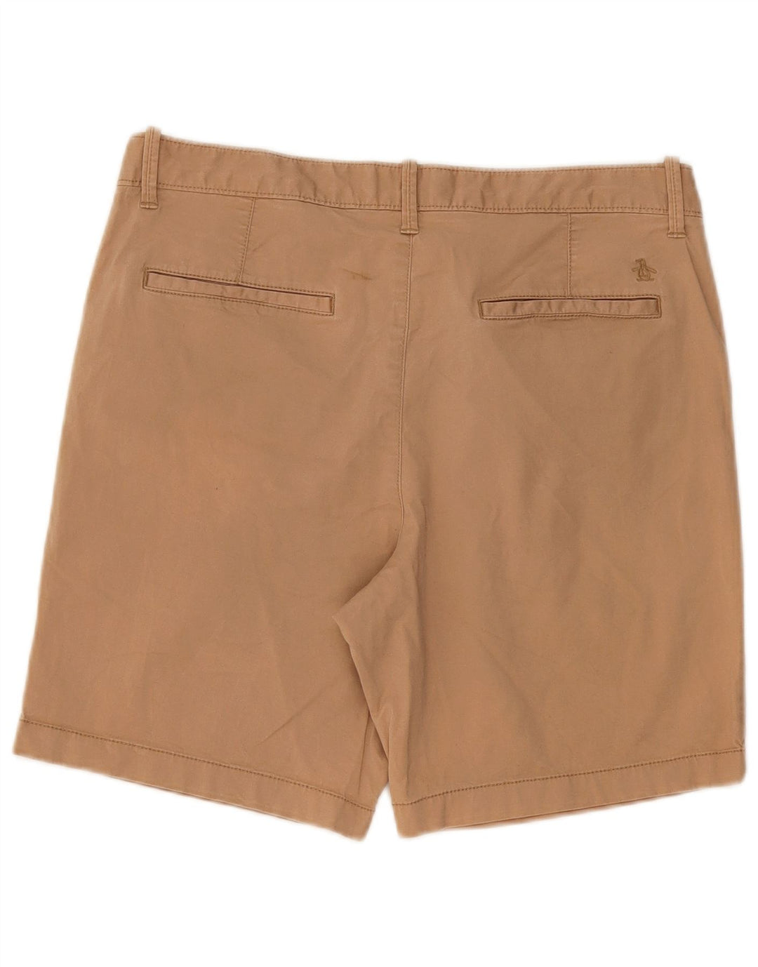 PENGUIN Mens Chino Shorts W33 Medium Beige Cotton