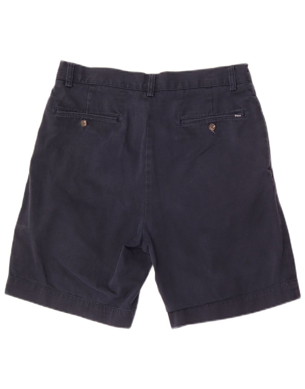 Pantaloncini chino con pegging da uomo Polo Ralph Lauren W31 blu navy medio