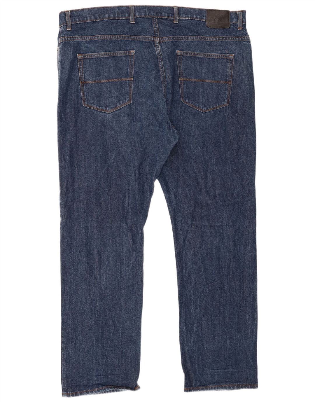 Marks & Spencer Mens Regular Straight Jeans W42 L31 Blue Cotton