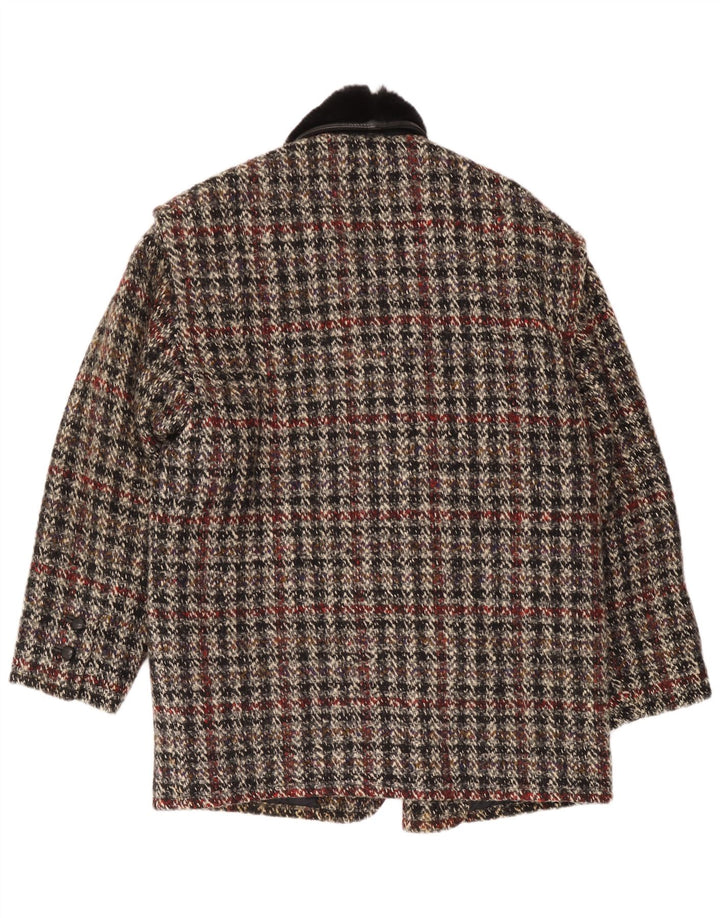 Breco's zweireihiger Herren-Blazer IT 48, mittelgroß, mehrfarbig kariert