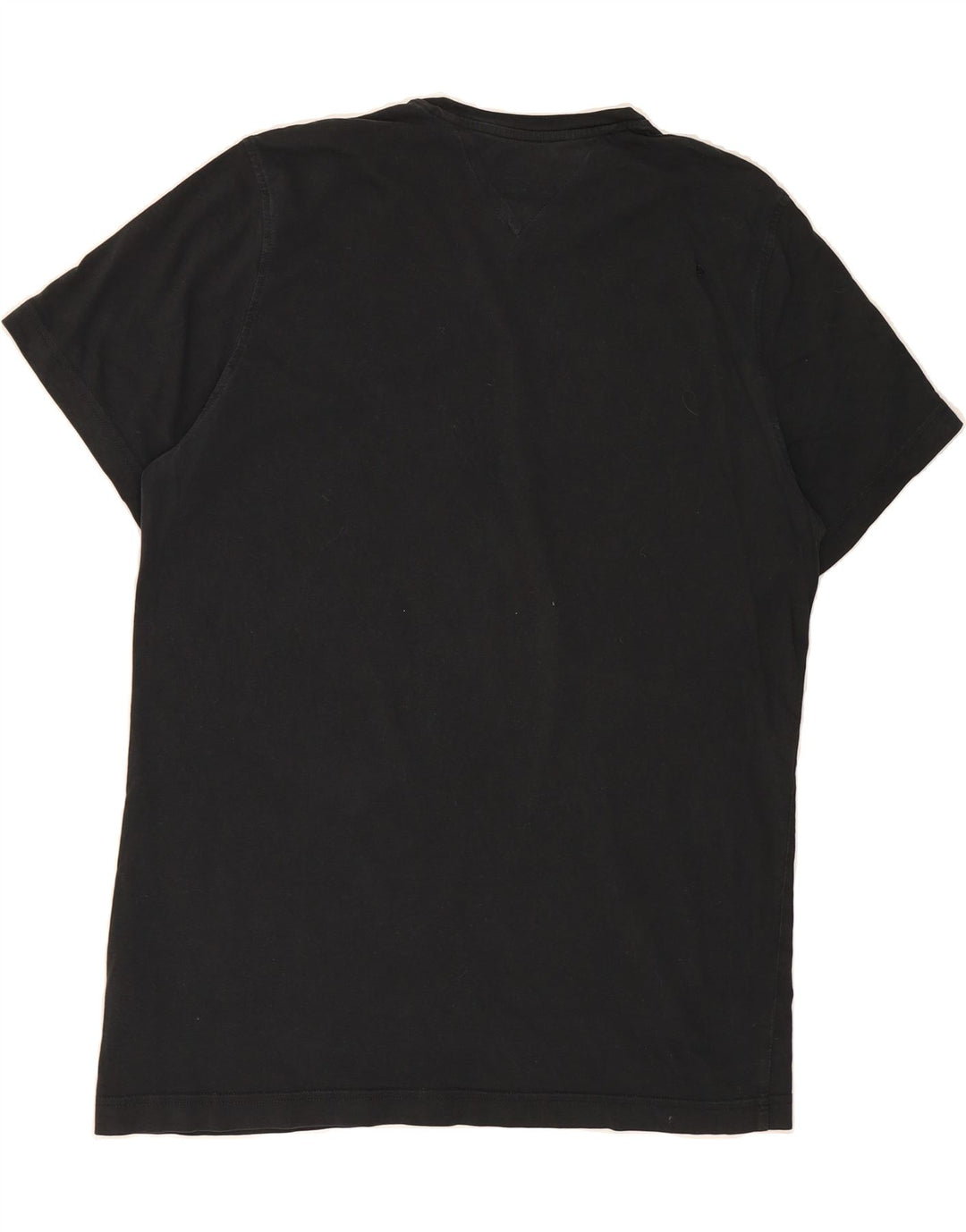 TOMMY HILFIGER Mens T-Shirt Top Large Black Cotton Vintage Tommy Hilfiger and Second-Hand Tommy Hilfiger from Messina Hembry 