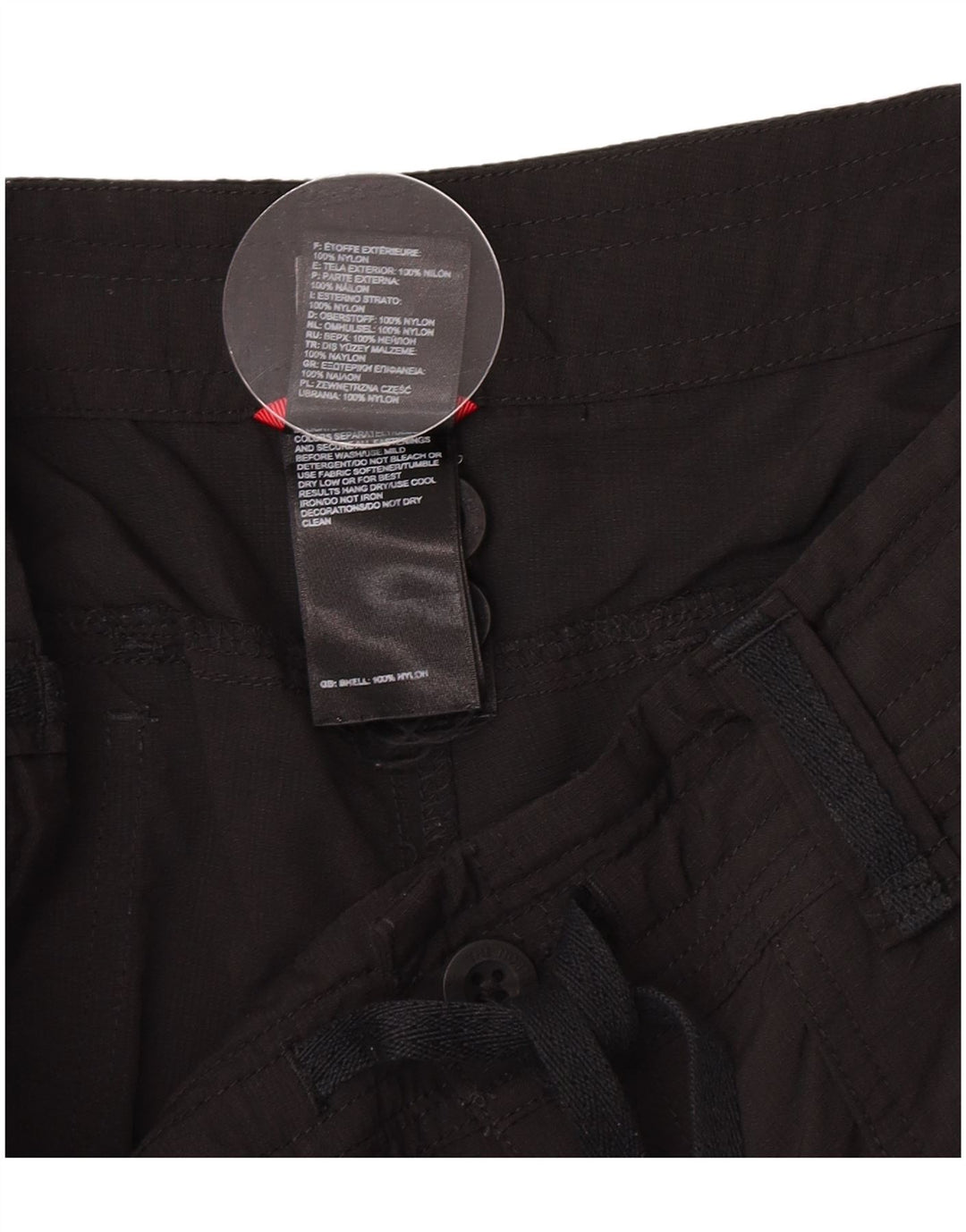The North Face Womens Casual Shorts US 8 Medium W30  Black Nylon