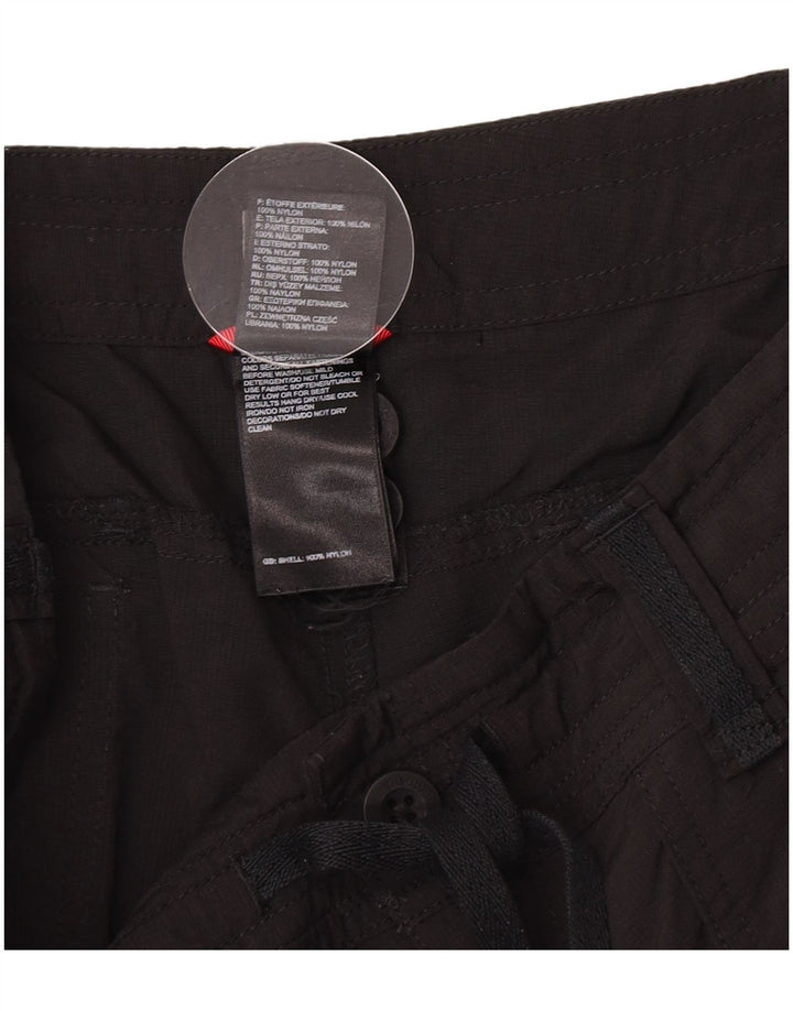The North Face Womens Casual Shorts US 8 Medium W30  Black Nylon