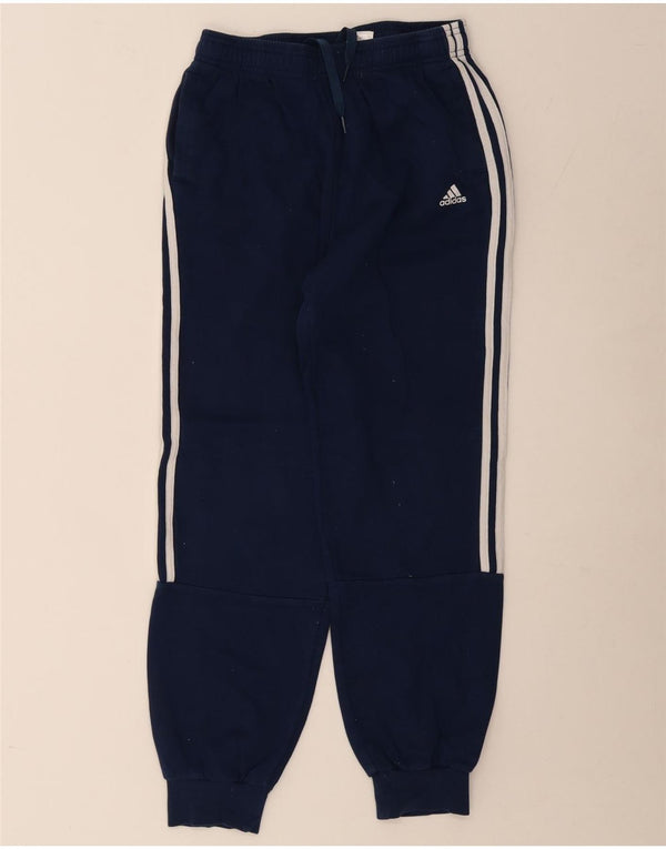 Adidas Boys αθλητική φόρμα παντελόνι Joggers 13-14 ετών Navy Blue Cotton