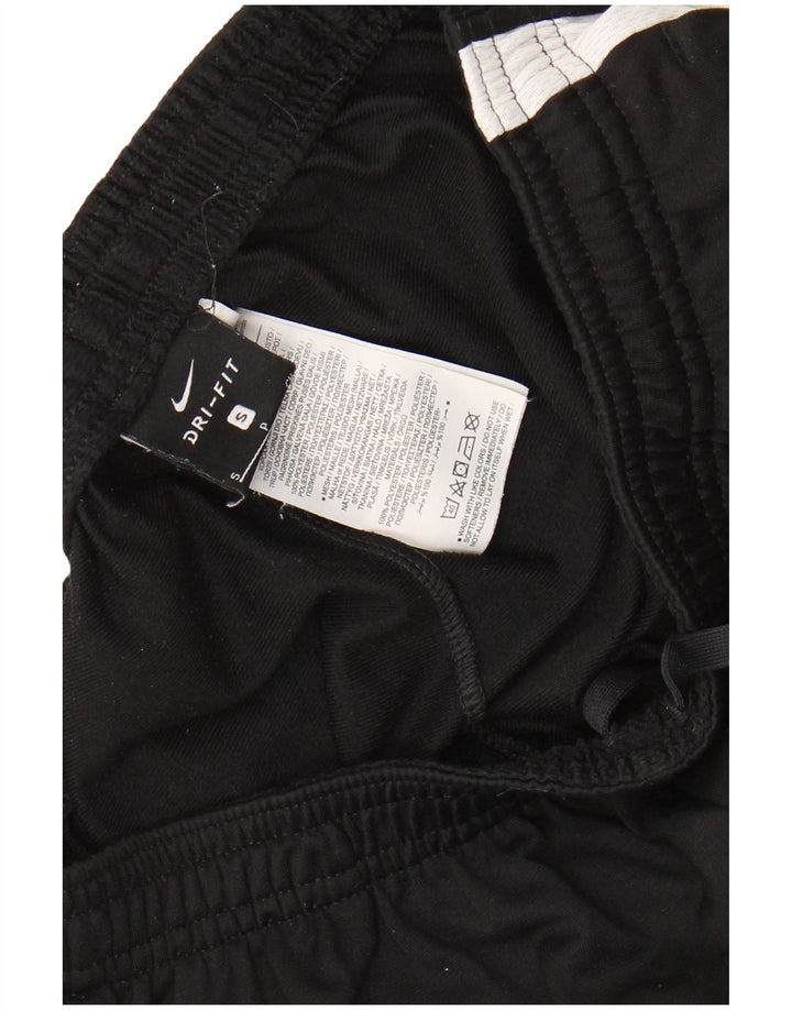 NIKE Dri Fit træningsdragt bukser til mænd Small Black Colourblock Polyester