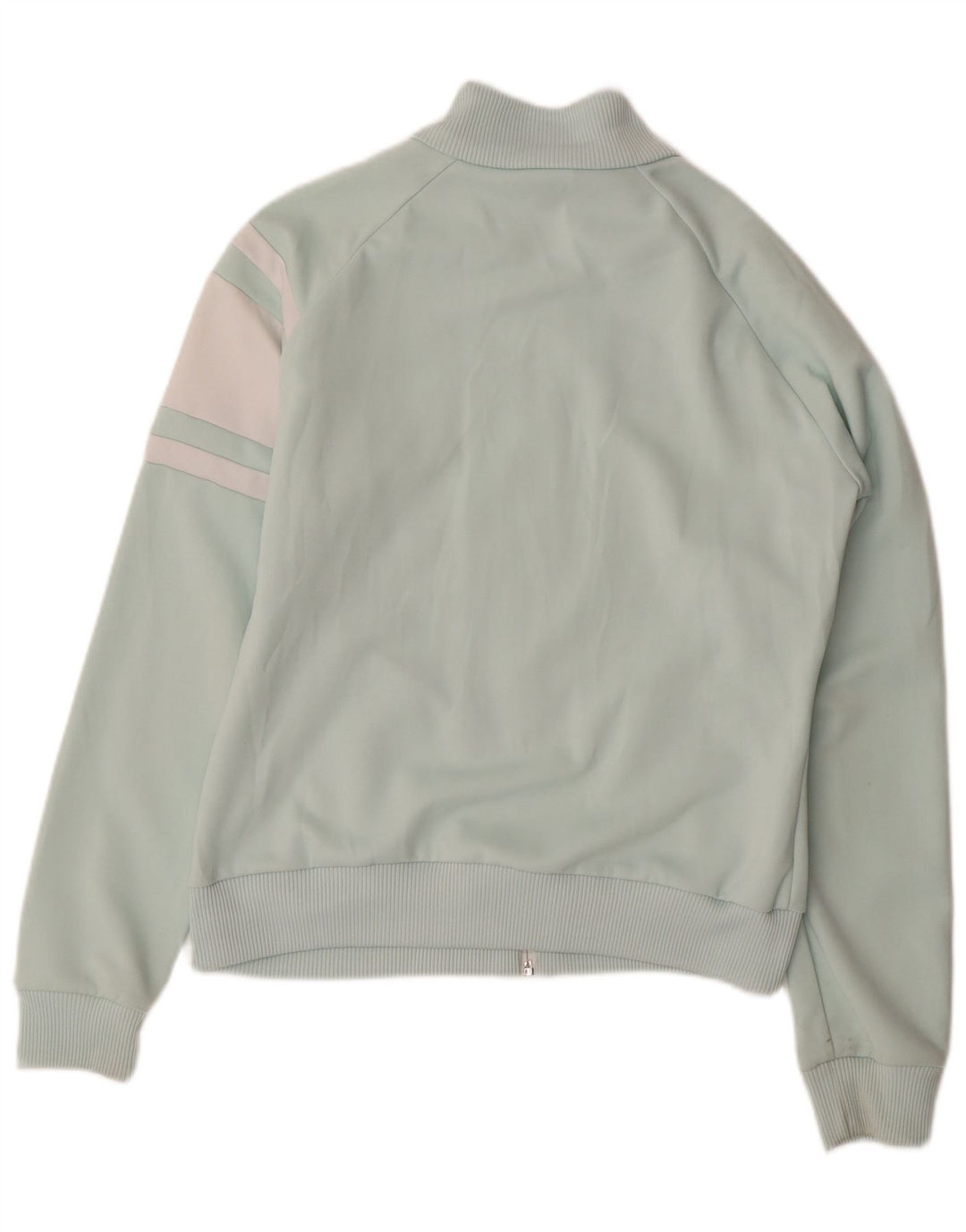 Diadora Womens Tracksuit Top Jacket Large Green Colourblock Polyester