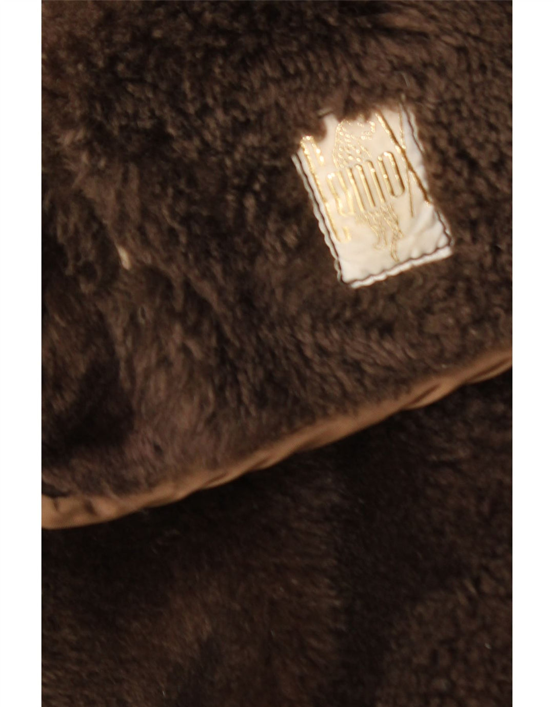 Vintage Mens Shearling Overcoat UK 40 Large Brown Shearling