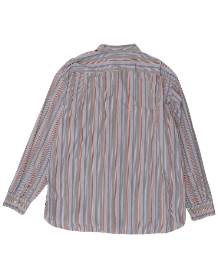 Izod Mens Shirt 2XL Blue Striped