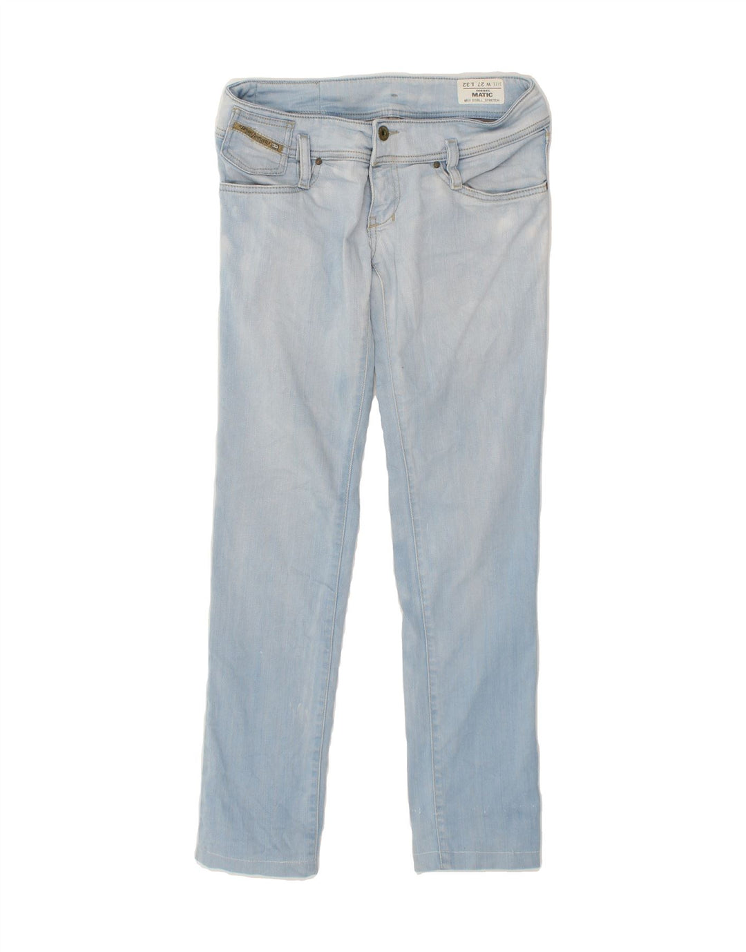 DIESEL Womens Matic Slim Jeans W27 L29  Blue Cotton Vintage Diesel and Second-Hand Diesel from Messina Hembry 