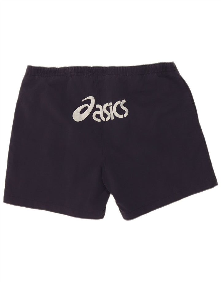 Asics Herre grafiske sportsshorts 2XL marineblå