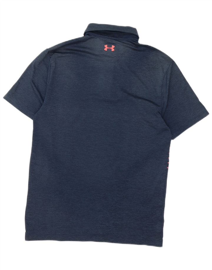 Under Armour herre polo shirt lille marineblå stribet