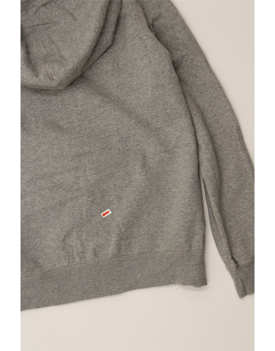 NIKE Womens Zip Hoodie Sweater UK 16 Large Grey Cotton Vintage Nike and Second-Hand Nike from Messina Hembry 